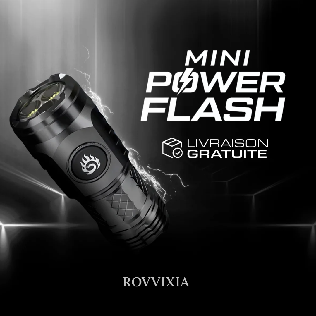 Mini Power Flash - Mini Lampe Torche Tactique Portable Indestructible