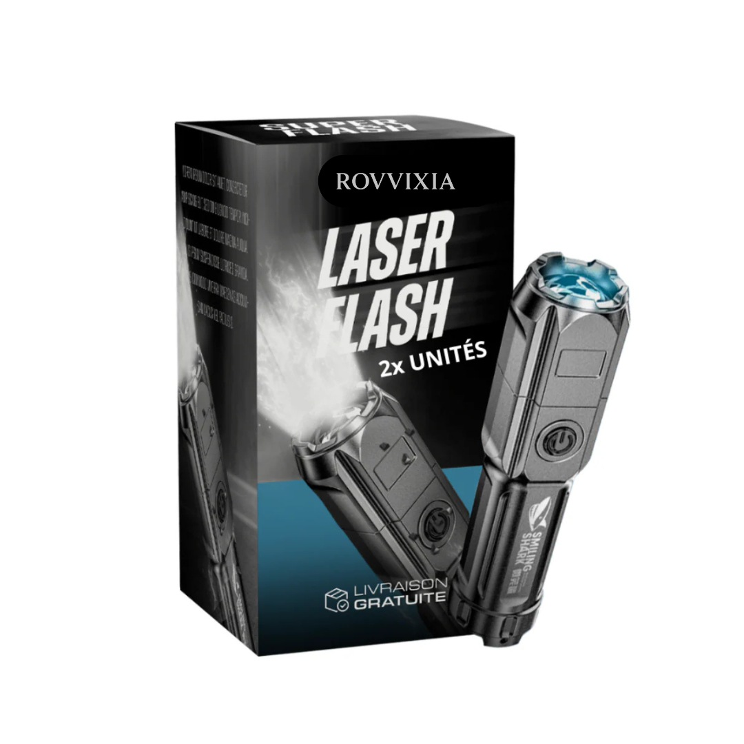 Laser Flash - Super lampe torche avec 10 000 lumens