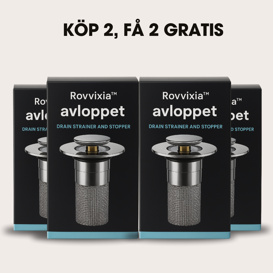 Rovvixia™ Pop-Up Avloppsstopp med Filter