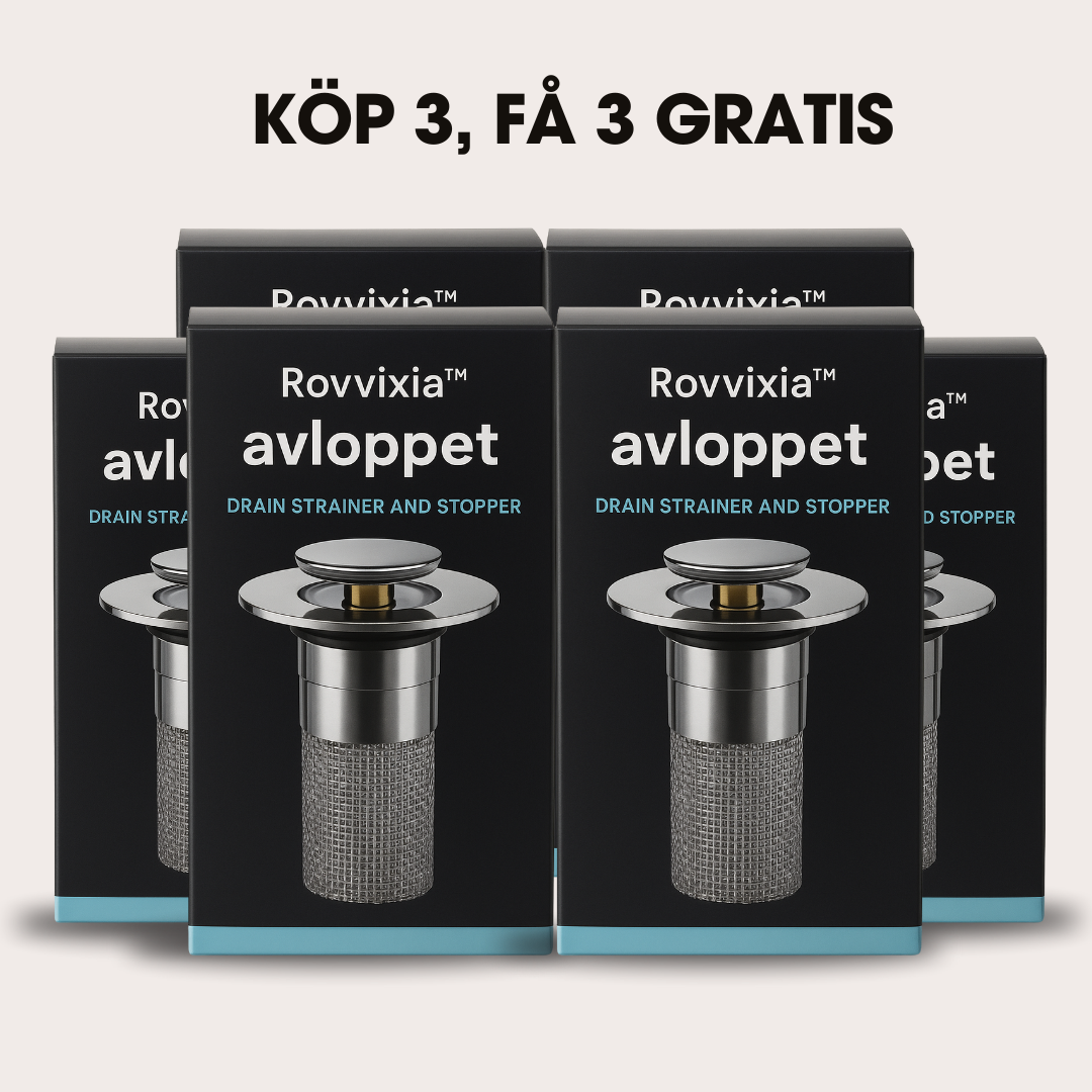 Rovvixia™ Pop-Up Avloppsstopp med Filter